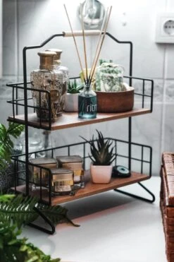 Metalen Keuken Etagere 2 Laags Van Naturn Living | Keuken Opbergrek | Kruidenpotjes Rek | Kruiden Organizer | Keuken Rek Specerijen | Mat Zwart -Dagelijkse Benodigdheden Verkoop 800x1200 4