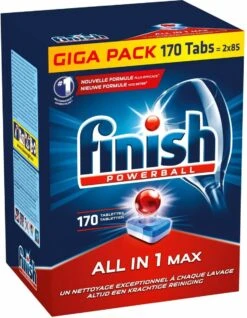 Finish All In 1 Max Regular - Vaatwastabletten - 170 Stuks - Voordeelpak -Dagelijkse Benodigdheden Verkoop 931x1200