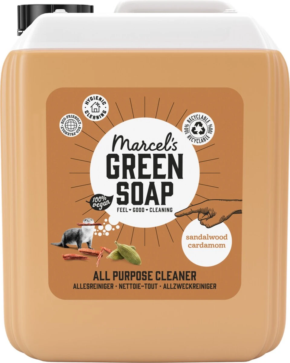Marcel's Green Soap Allesreiniger Sandelhout & Kardemom - 5 Liter 1 Marcel's Green Soap Allesreiniger Sandelhout & Kardemom - 5 Liter