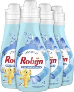 Robijn Classics Morgenfris Wasverzachter - 4 X 30 Wasbeurten - Voordeelverpakking -Dagelijkse Benodigdheden Verkoop 976x1200
